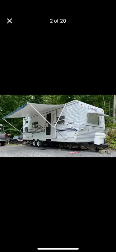 Selling our trailer as we have upgraded to a newer one only reason for selling we wanted a third bun...