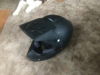 Lightly used motocross helmet