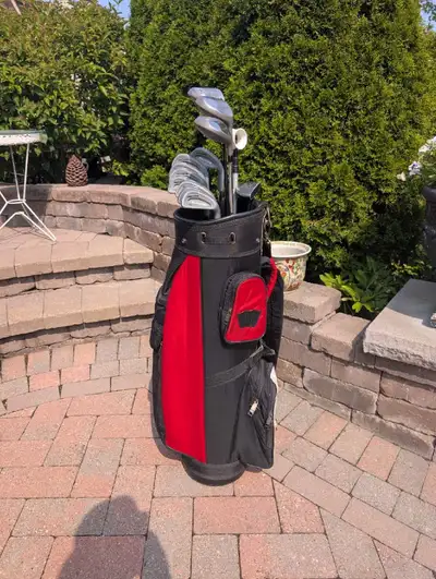 Men's Golf Clubs, irons, drivers and bag - right handed , View more