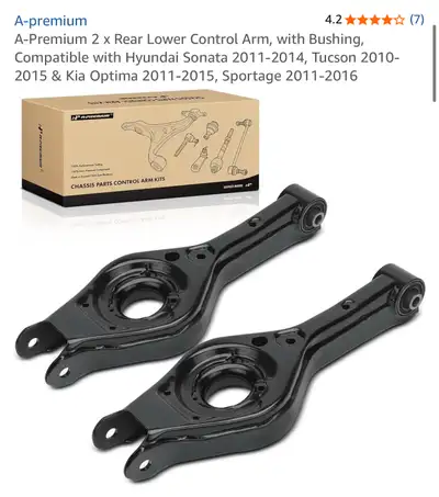 2 Rear Lower Control Arm Hyundai Kia, View more