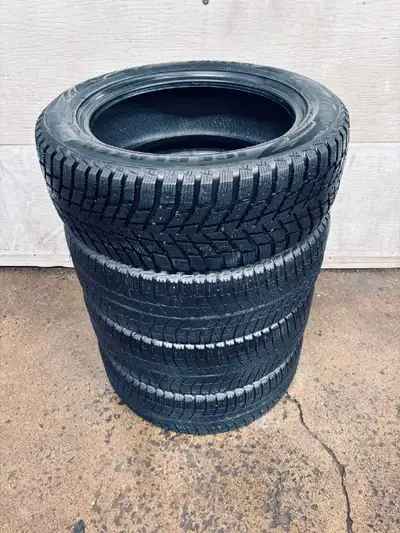 225/55R18 WINTER TIRES X 4, 3 are Michelin Xice, had to put one tire different very recently, its al...