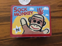 Sock Monkey Lunch Box