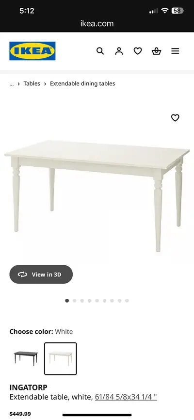IKEA Dining Table, View more