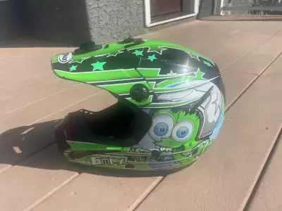 GMAX dirt bike helmet. Youth medium. Good condition.