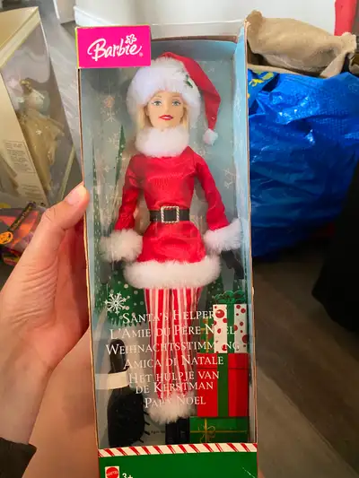 BNIB Vintage Santa’s Helper Multilingual Barbie, View more