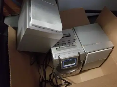 KOSS BOOMBOX WITH CD PLAYER/RADIO/CASSETTE DECK, View more