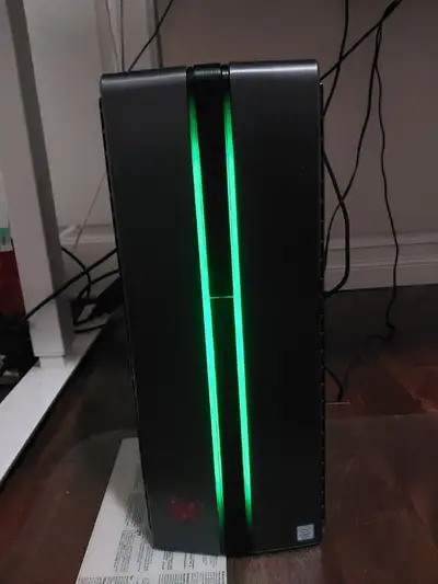 HP OMEN Desktop PC - 870 2XX: Windows 10, Intel(R) Core i7 - 7700 CPU. 12 GB of RAM, 1 Terrabyte SSD...