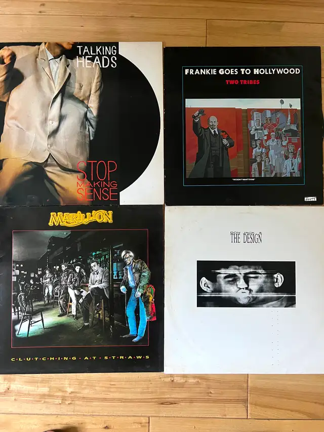 Various Pop/Progressive Rock vinyl records VG/VG+ condition