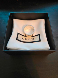 Gucci Ghost Wide Ring Size 9 US