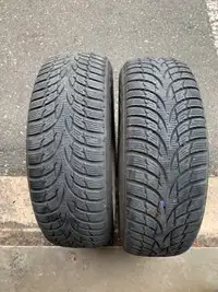 Pair of 175/65/15 84H M+S Nokian WRG3 with 70% tread