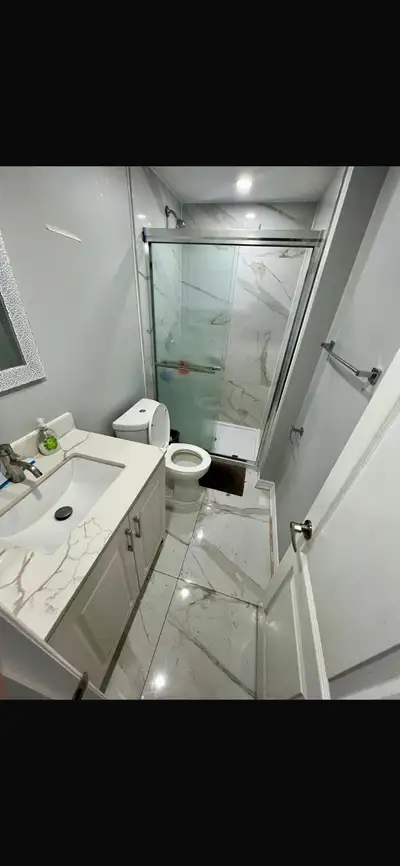 One bedroom in a two bedroom basement is available for rent. (Preferably couples) kitchen and washro...