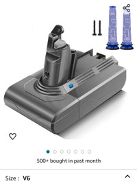 Dyson v7 battery  and filter