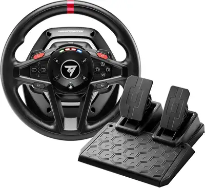 THRUSTMASTER T128 RACING WHEEL AND PEDALS $199, View more