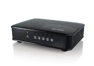 ZyXEL GS105i Gigabit Media Switch, View more