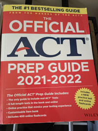 Official ACT  Prep Guide + Practice questions... New