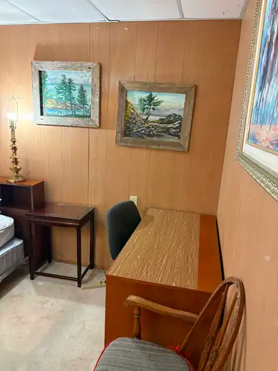 1 Furnished Bedroom - Utilities and internet included; laundry, close to bus stop