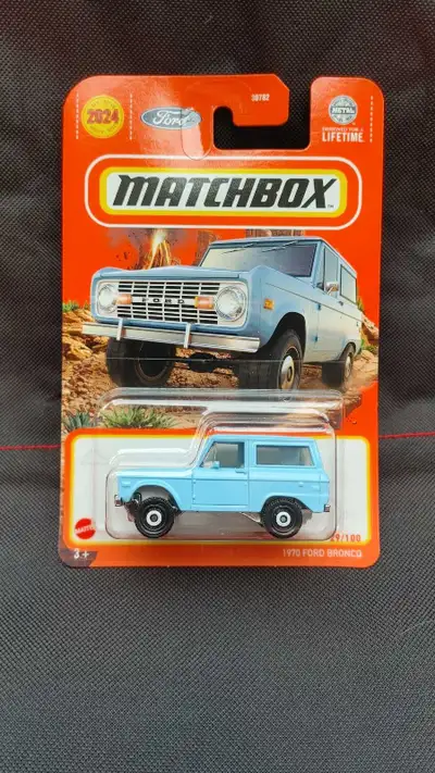 2024 MATCHBOX 1970 FORD BRONCO 29/100 Baby Blue, View more