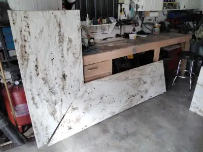 Comptoir en stratifier en coin 94x60, View more