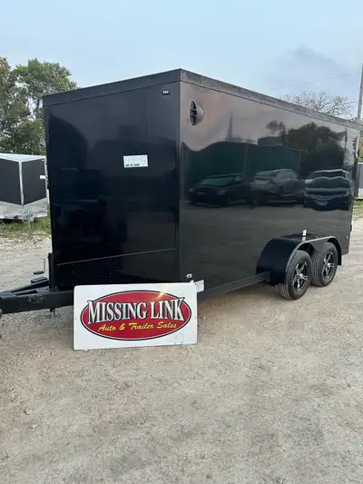 2024 Forest River 7x14 , with 6’6” interior height, rear ramp door , side man door , extended hitch...