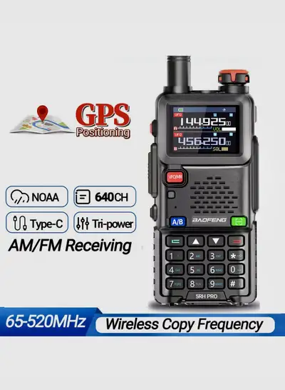 English: • Transmission Power: Up to ≈10 W max output (High/Mid/Low selectable) for extended communi...