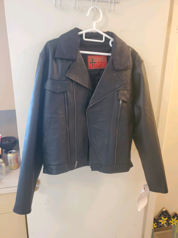 New Leather Motorcycle Jacket in Men's in Vernon