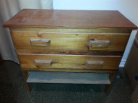 $25 Medium/ Small Folk Art Reclaimed Wood Antique Dresser