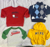 18 month boys sweaters lot