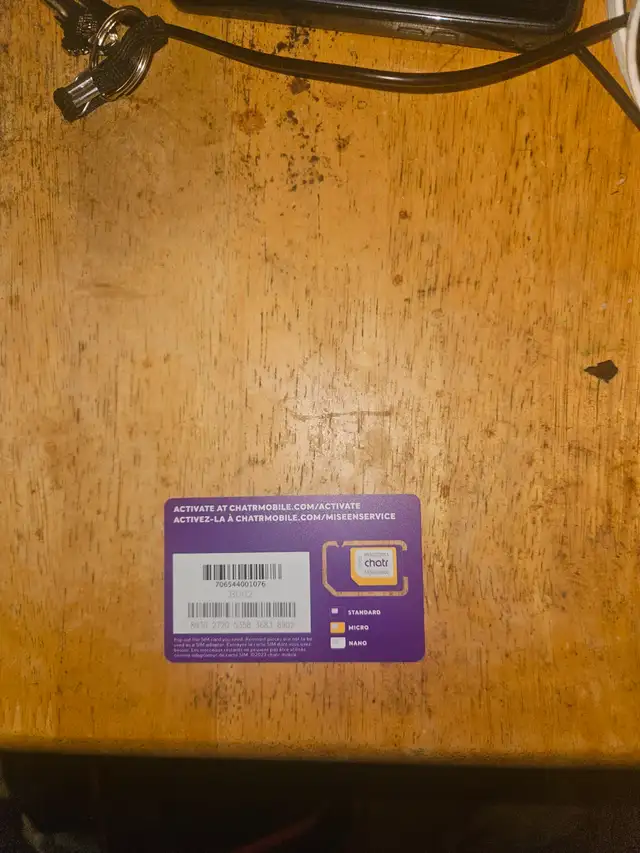 BRAND NEW CHATR SIMCARD FOR NEW ACTIVATION, MONTHLY OR PREPAID | Cell ...