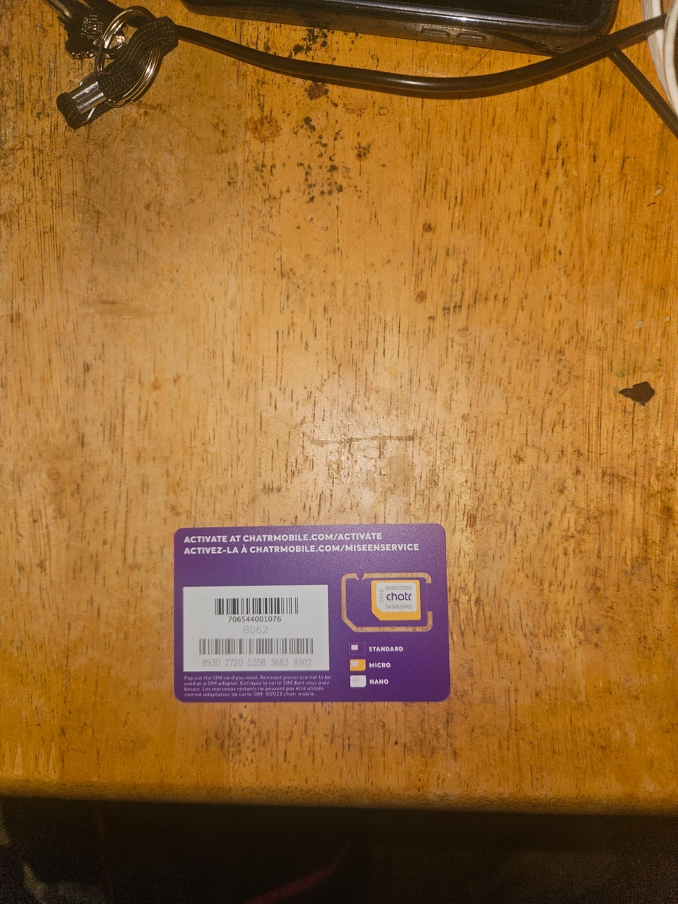BRAND NEW CHATR SIMCARD FOR NEW ACTIVATION, MONTHLY OR PREPAID | Cell ...