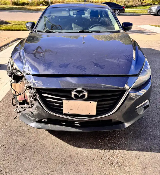 Mazda 3 damaged, as-is, 1450 or best offer