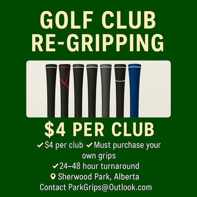 Golf Club Re-Gripping, View more
