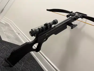 Excalibur Eclipse XT With scope, case and more, View more
