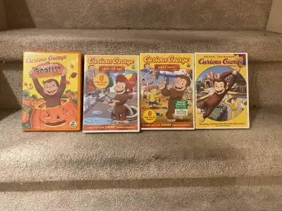 Bring home the fun with this collection of Curious George DVDs, including A Halloween Boofest, Saves...