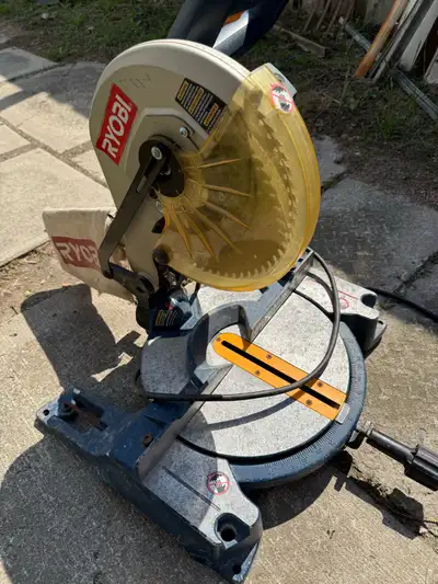 Ryobi Miter Saw 10” with laser pickup only @ Glynn rd ajax , View more