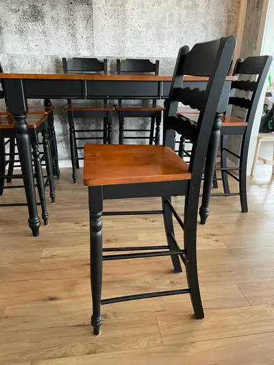 Bar Table with 8 chairs, View more