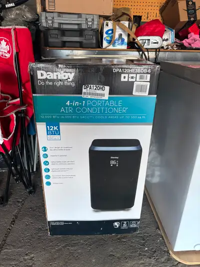 Danby Portable AC in Black with 4-in-1, View more