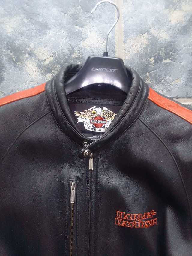 Manteau en cuir Harley Davidson XL dans Hommes  à Laval/Rive Nord - Image 3