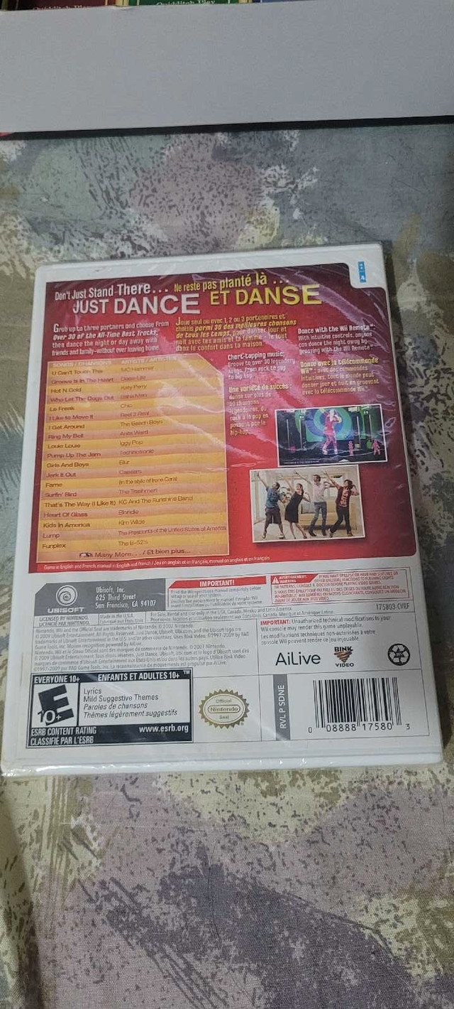 Just Dance - Wii game unopened sealed case  in Nintendo Wii in Barrie - Image 2