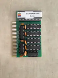 Apple II ProDOSROM drive card