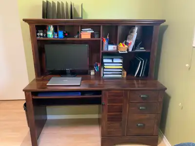 Sauder Computer Desk with Hutch, View more