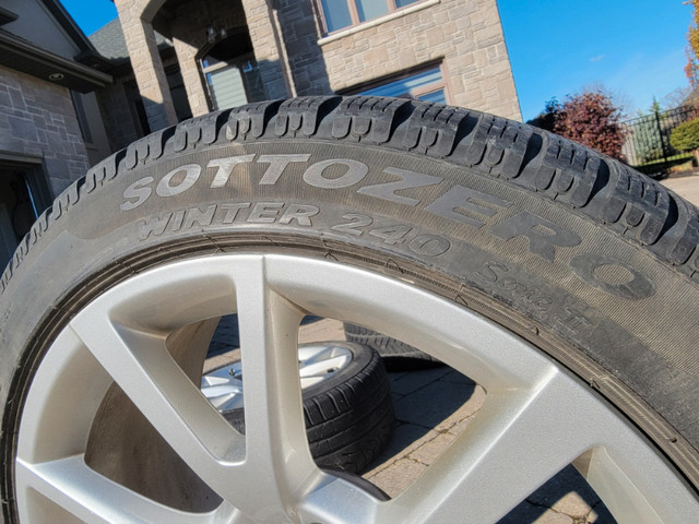 Winter Tires and Rims 235/45/R19 99Y ( used on an Audi S7) in Tires & Rims in London - Image 2