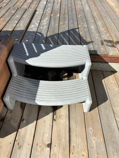 brand new hot tub steps , View more