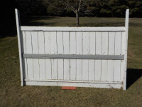 Cedar fence panels