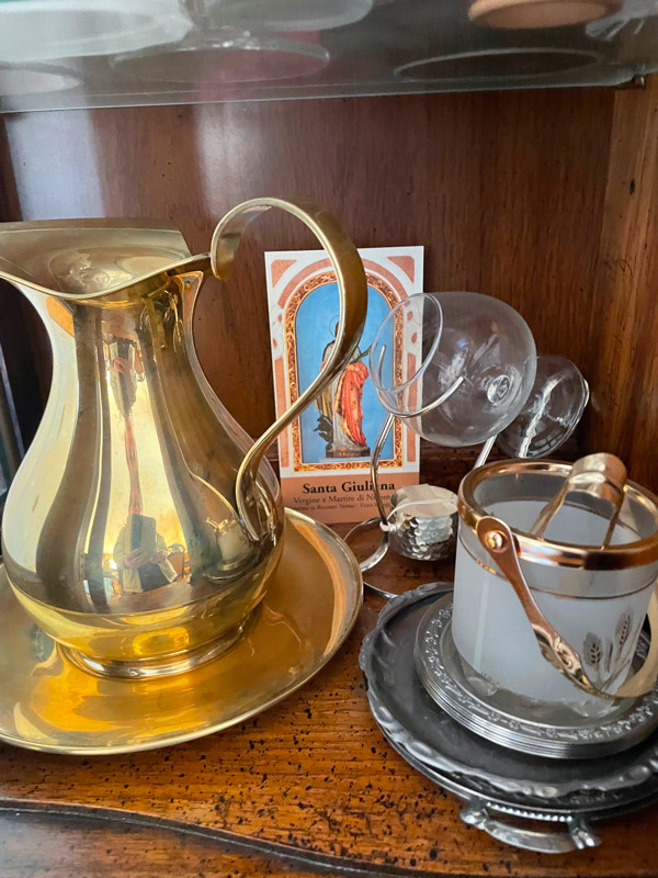 Jugs - Gold Plate; Pewter; Espresso, 40th Anniversary Bell in Kitchen & Dining Wares in Edmonton