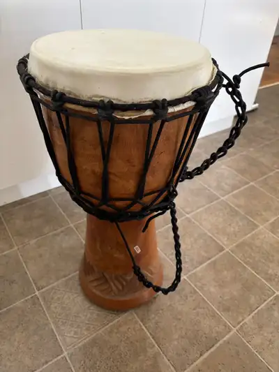 9” Djembe Hand Music Drum - Made in Indonesia, View more