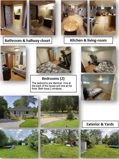 2 Bedroom Lower Level Apt Avail. Aug. 1, 2025