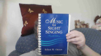 Music for Sight Singing Fourth Edition by Robert W. Ottman.