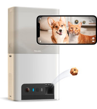 Pet Monitoring Camera with Phone App and Treat Dispenser