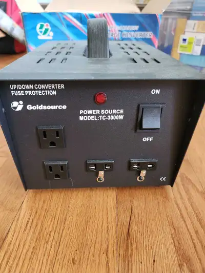 2-way 220/240v -110/120v voltage converter, View more