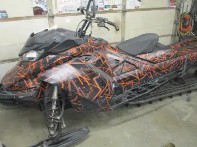 2019 Summit 165x3 track in good shape no missing lugs Shot start Custom wrap Extra prefilter venting...